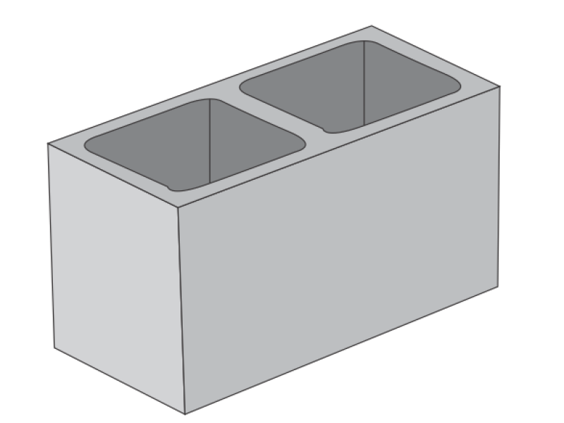 Bloco Inteiro - Estrutural - 3Mpa